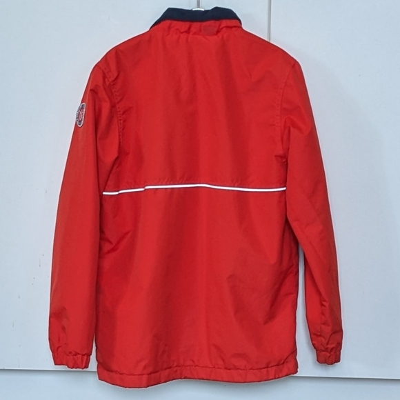H&M Rain Jacket Boys Size 8-9 Red - Picture 2 of 15